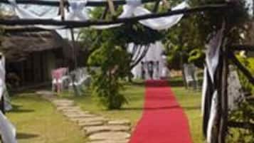 Außenbereich für Hochzeiten