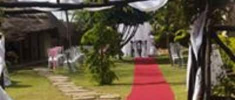 Außenbereich für Hochzeiten