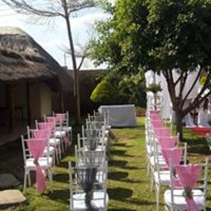 Outdoor wedding area - Mapalo Lodge (Lusaka)