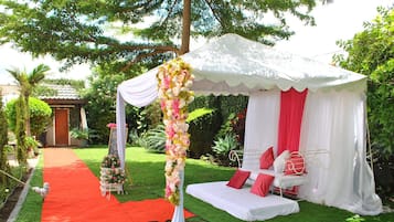 Área de bodas al aire libre