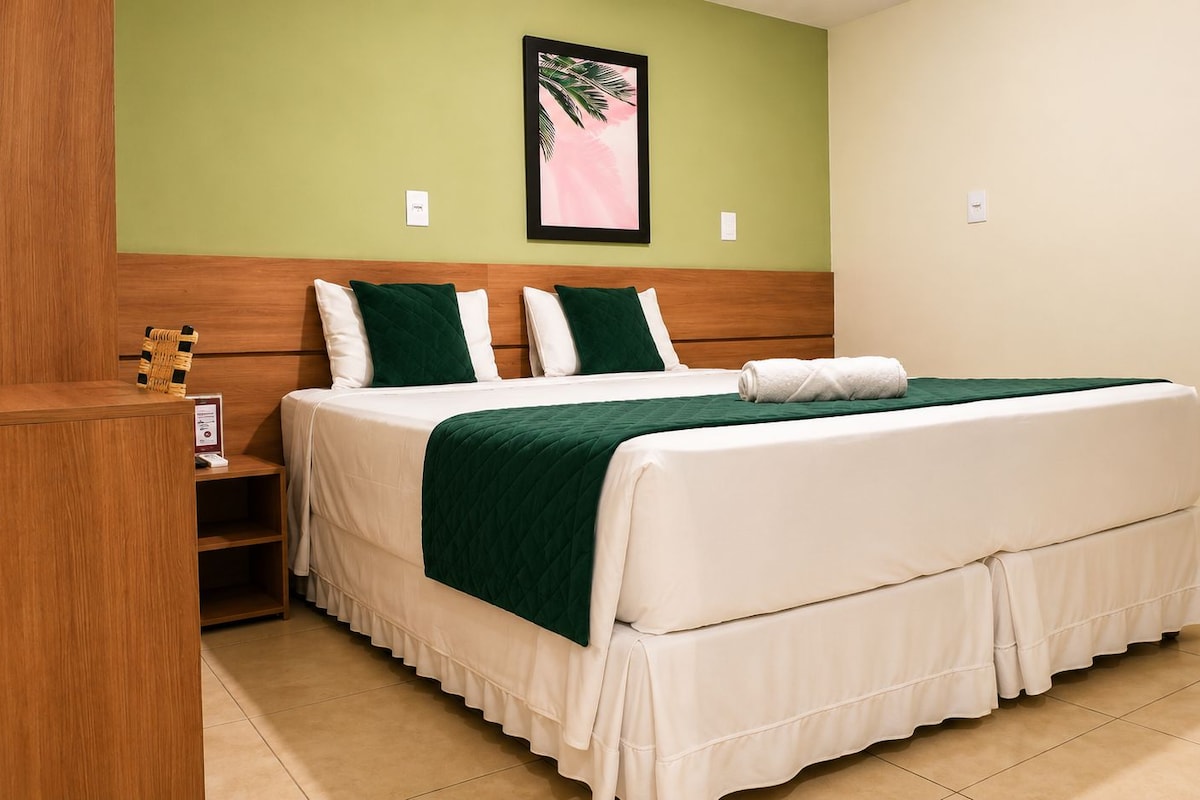 Minibar, wifi gratis y ropa de cama 