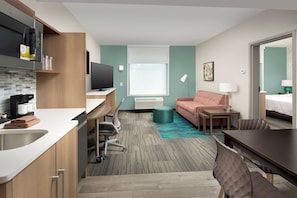 Suite, 1 Schlafzimmer, Nichtraucher | Wohnbereich