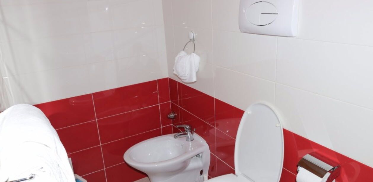 Dusche, Regendusche, kostenlose Toilettenartikel, Haartrockner