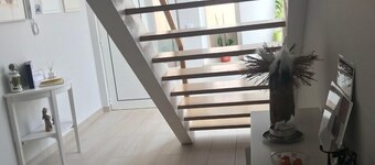 Room in a new house in the central area of the village