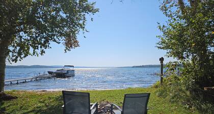 Three bedroom cabin on Lake Leelanau. Faces west with amazing sunsets.