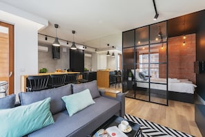 Exclusive Apartment (Grzybowska 84) | 1 bedroom, premium bedding, blackout curtains, iron/ironing board - YourSecondFlat Grzybowska (Warsaw)