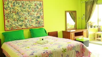ห้องดีลักซ์, ระเบียง | 1 ห้องนอน, เครื่องนอนป้องกันสารก่อภูมิแพ้, ผ้าปูที่นอน