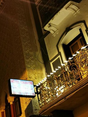 Front of property – evening/night