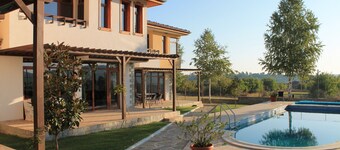 Villa 'Freestyle', avec piscine, spa, tennis, salle de gym, practice et belles vues