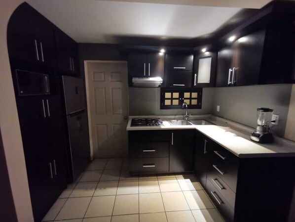 Fridge, microwave, toaster, blender - Apartment Excellent location, near the beach. (El Toreo)