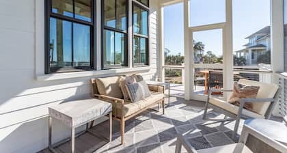 Red Sunset - 5 camas / 4. Casa de 5 baños - Impresionantes vistas del atardecer - ¡A solo 2 cuadras de la playa!