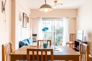 Apartment, 1 Bedroom | Living area