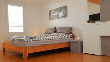 LÀgenhet Deluxe | 1 sovrum, sÀngtillbehör av högsta kvalitet och individuell inredning