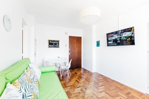 Apartment, 1 Bedroom | Living area | Flat-screen TV - Sunny, quiet and very cozy apartment in theater district (Buenos Aires)