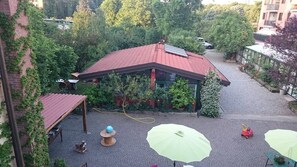 Uitzicht vanuit accommodatie