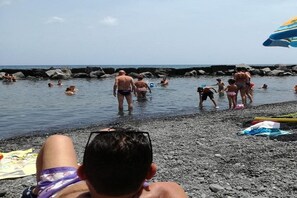 On the beach
