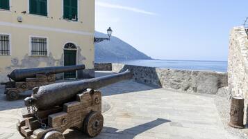 Apartamento, 1 quarto, vista para o mar | Sacada