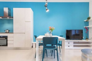 Appartement, 1 chambre | Cuisine privée | Réfrigérateur, un four, surface de cuisson, lave-vaisselle