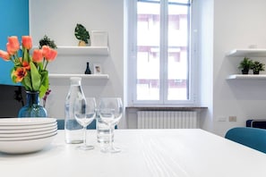 Apartment, 1 Schlafzimmer | Eigene Küche | Kühlschrank, Ofen, Herdplatte, Geschirrspüler