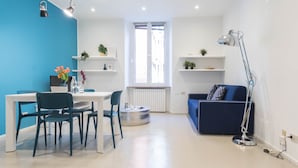 Apartment, 1 Bedroom | Living area - JOIVY Smart Apartment Near S.agostino Metro (Milan)