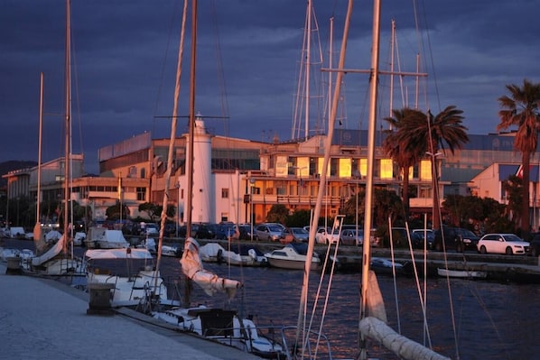 Guests can enjoy stunning marina views from the hotel's waterfront location.