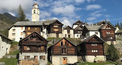 Appartement confortable dans le magnifique noyau de Bosco Gurin