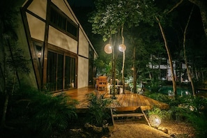 Terrace/patio - Heaven Lodge: A place created respecting nature (Tulum, Quintana Roo)