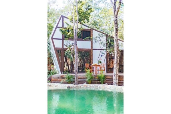 Alberca al aire libre 