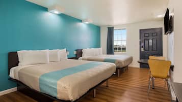 Free WiFi, bed sheets