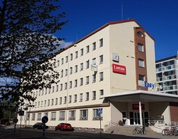 Majoituspaikan julkisivu