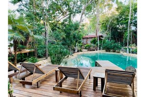 Outdoor pool - Zapote Lodge: A place created respecting nature (Tulum, Quintana)