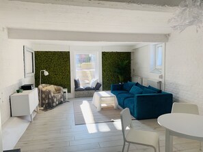 Deluxe-huoneisto | Olohuone | MP3-telakointiasema