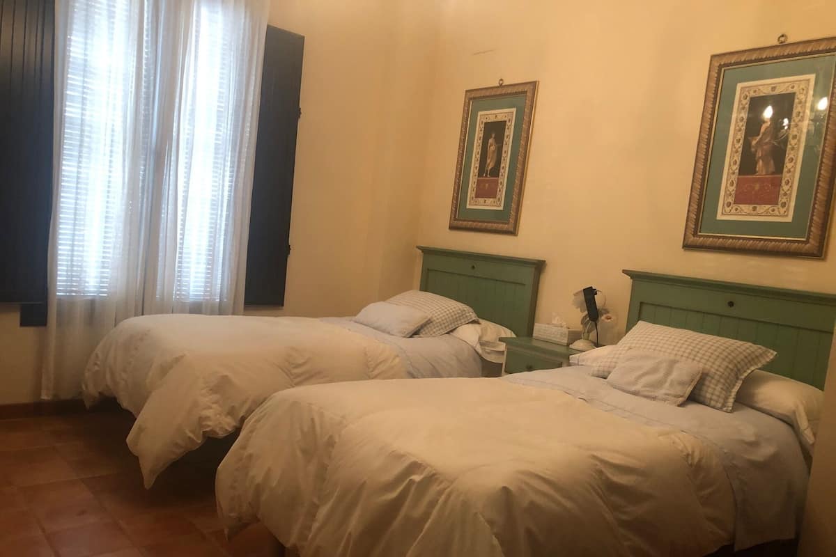 Habitación Confort con 2 camas individuales (F) | Ropa de cama de alta calidad, edredón y decoración personalizada