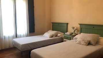 Premium bedding, down duvets, individually decorated