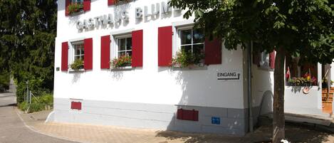 Voorkant van accommodatie