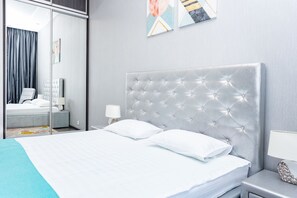 Comfort Apartment | 2 bedrooms, iron/ironing board, free WiFi, bed sheets - MinskLux Apartments 2 bedrooms on Nezavisimosti ave. 16 (Minsk)
