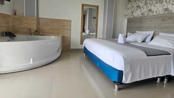 Luxury Room, 1 King Bed, City View | Pillowtop beds, desk, laptop workspace, free WiFi