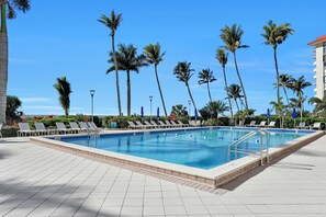 Una piscina riscaldata