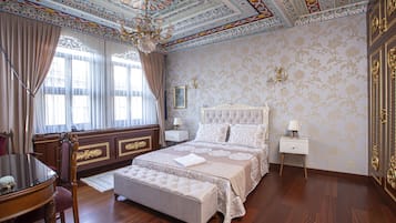 Kamar Presidensial (Sultan) | Brankas, tirai kedap cahaya, setrika/meja setrika, dan Wi-Fi gratis