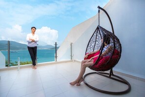 Terrace/patio - Geoje Star Marine Pool Villa Pension - V (Geoje)