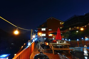 Front of property – evening/night