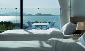 Villa, piscine privée (B - Ocean Spa) | Vue de la chambre