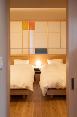Apartment (103, KANAZAWA) | 1 Schlafzimmer, Daunenbettdecken, schallisolierte Zimmer
