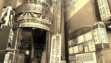 Front of property – evening/night