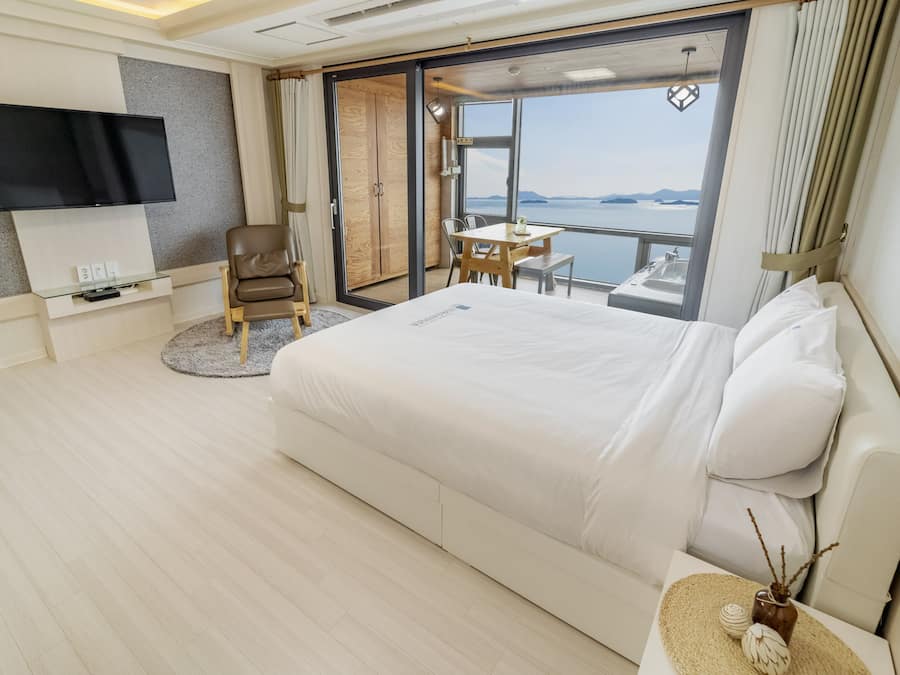 Uitzicht vanuit de kamer