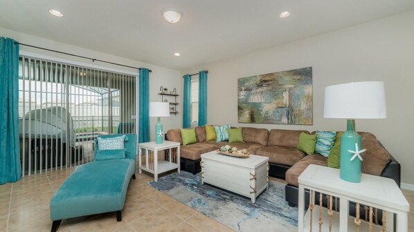 TV, video games, DVD player