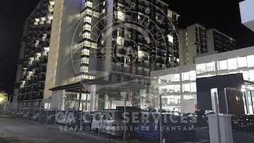 Front of property – evening/night