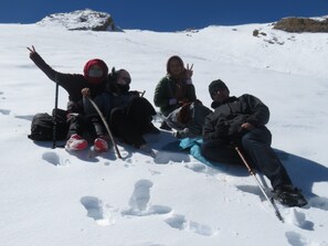 Snow and ski sports - tara home stay chicham spiti valley himachal pradesh india (lahaul spiti)