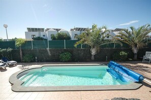 Una piscina riscaldata