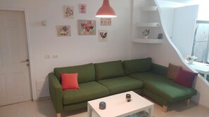 Appartement Deluxe, 2 chambres | Coin séjour